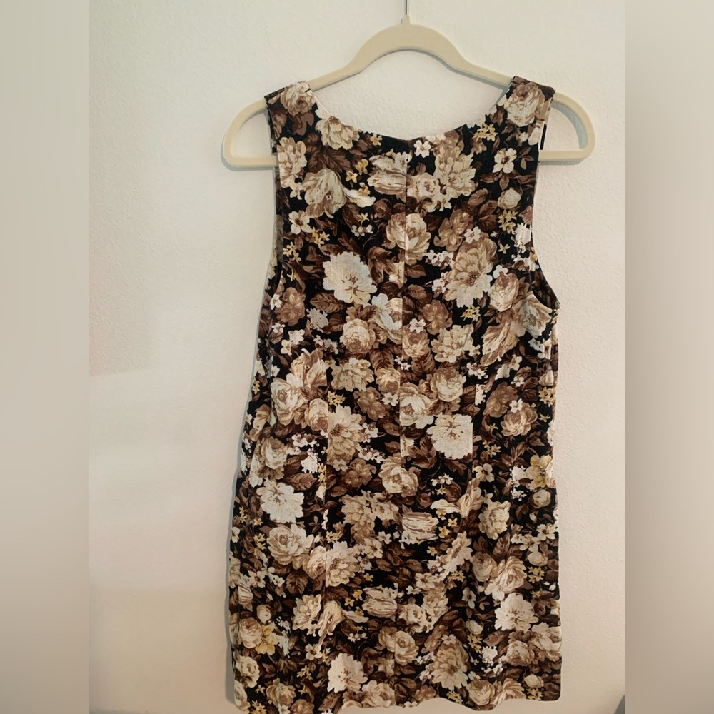 Abercrombie & Fitch Black and Brown Floral Mini Dress